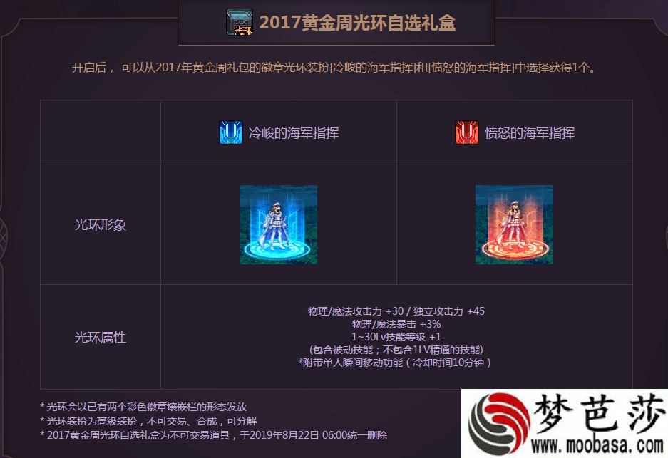 dnf2017金秋光环属性是什么